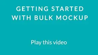 Installing and Running BulkMockup :- How bulk Mockup automatically generate Mockups