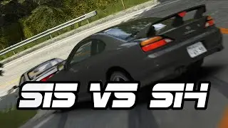 Nissan Silvia Battle S15 VS S14