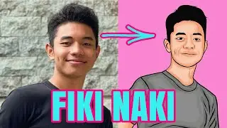 HOW TO DRAW FIKI NAKI DIGITAL DRAWING VECTOR