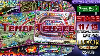 Scenic Route - Master Chal. Reckless Driver - Stage 11: Terror Terrace | Luxor 2 Mod