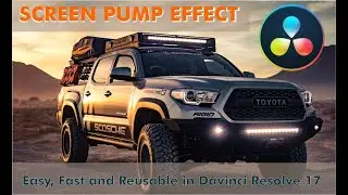 Screen Pump Effect in DaVinci Resolve 17 in Slovene Language