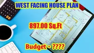 30' × 40' | West Facing House Plan | Vasthu Plan | Budget Plan | தமிழ் | CIVIL GUIDE 360°