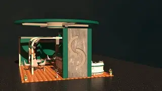 Exhibition  Stand Modeling  and apply texture in 3D MAX part-2
