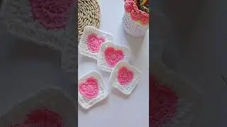 Идеальная схема! Бабушкин квадрат из сердечка. МК уже скоро