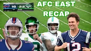 AFC EAST WEEK 1 RECAP! | Bills in shambles, Rodgers Injury, Tua for MVP