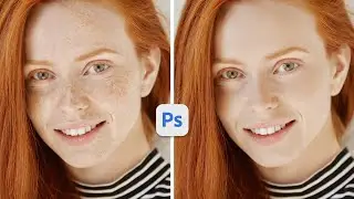 How to Remove Freckles on Face ll Remove Blemishes in Photoshop