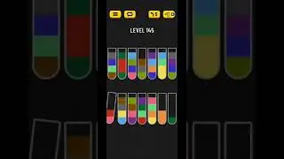 Water sort puzzle level  145