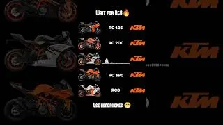 KTM RC Series Sound Comparison😱🤯