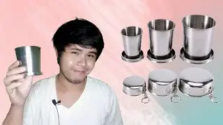 Stainless Steel Folding Cup with Keychain Portable Retractable Telescope Collapsible Cup (My Review)