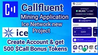 CallFluent mining application | Callfluent create account | ice new project