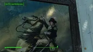 Todd Howard in Fallout 4 riding a horse !