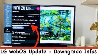 LG Smart TV webOS software/firmware update + downgrade information | Instructions | German