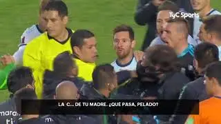 Messi's RAGE against Bolivian coach 😡