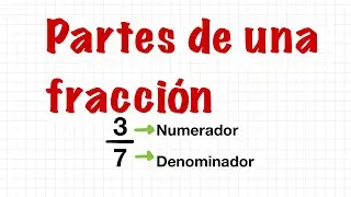¿Cuáles son las partes de una fracción? tipos de fracciones, representación gráfica. Ejemplos.