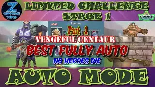 Vengeful Centaur Limited Challenge Stage 1 | Tarkus' Past Stage 1 - Part 1 (2 Best Auto Teams)
