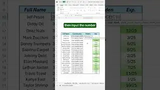 How to hide sensitive data in Excel! 