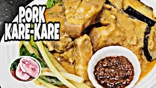 Pork Kare-Kare | Kare Kareng Baboy Recipe #PorkKareKareRecipe #karekarerecipe  #PinoyBoxLutoAtbp