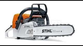 Бензопила STIHL MS 180 запуск