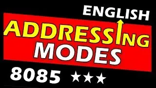 8085 Addressing modes | direct and indirect addressing modes | addressing modes in english