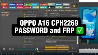 OPPO A16 CPH2269 PASSWORD and FRP bypass with UNLOCKTOOL
