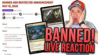 BANNED & RESTRICTED LIVE REACTION! Undercity Informer + Lotus Field — May 18 | Magic: The Gathering