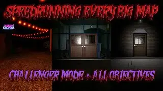 ROBLOX Blair - All BIG MAPS Speedrun On CHALLENGER MODE - ALL OBJECTIVES
