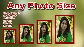 Any Photo Size, Stamp,Passport, (3R-5R-6R-8R-8L-10R10L-12R-12L-16R-16L-20R-20L)