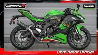 2024 Kawasaki Ninja ZX-4RR 4cyl | Dominator Exhaust Sound | DYNO Test
