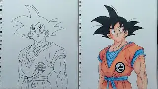 Goku Drawing || Dragon Ball Z || #art #viral #entertainment