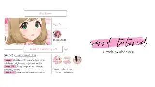 interactive carrd tutorial — © jibeomcito
