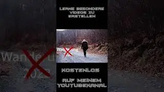 Schattenschrift am Boden - DAVINCI RESOLVE 18 - Tutorial Deutsch 