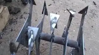 Cutter goose feet for motoblock mole with your own hands