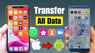 how to transfer all data iphone to android | transfer photos videos contacts from iphone to android