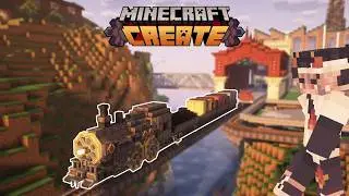The TRAIN is FINISHED!! | Minecraft Create Mod Ep. 33