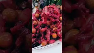 And they didn't want to eat. Delicious salad with beetroot. Everyone liked the salad recipe. 