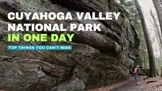 Day Trip to Cuyahoga Valley National Park | Brandywine Falls, Ledges Trail & More! [4K]