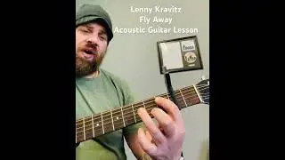 Lenny Kravitz-Fly Away-Acoustic Guitar Lesson #lennykravitz #shorts