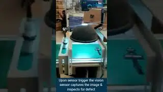 Conveyor Movement Hanger Inspection using Vision Sensor with Ejection System