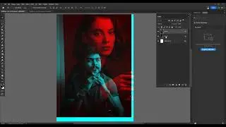 Double Exposure Image editing in Photoshop 2023 | How to use Blending Option Channel