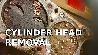 Datsun 240Z L24 Engine Rebuild Ep. 4 - Removing the cylinder head