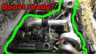 Twin Turbo 318 MOPAR ready for boost? Whitie Build pt.6