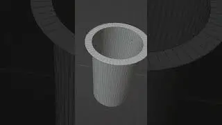 60 sec - timelapse dark tunnel in Blender 3D