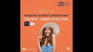 How to use the content aware scale tool on Photoshop