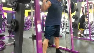 Planet Fitness 540lb ATG Smith Squat