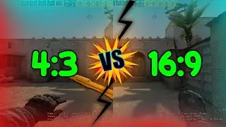 CSGO - Should You Use 4:3 Stretched or 16:9 Resolution ? Whats The Difference ?