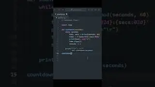 Countdown Timer | #python #pythonprogramming#coding#learnpython #pythonforbeginners
