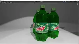 Blender 3.5 - Small Mtn Dew Bottle (timelapse)