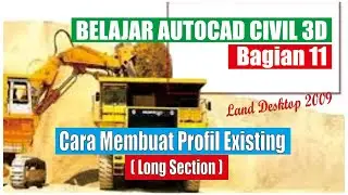 autocad civil 3d cara membuat profil existing