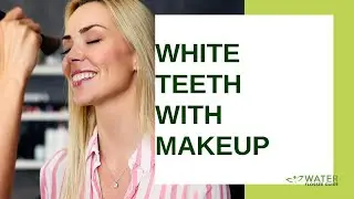 White teeth with Makeup