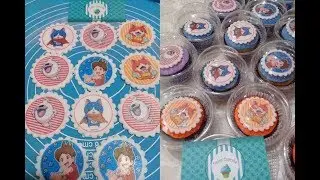 Como Pego Papel de Arroz a Masa Fondant ó masa Elástica